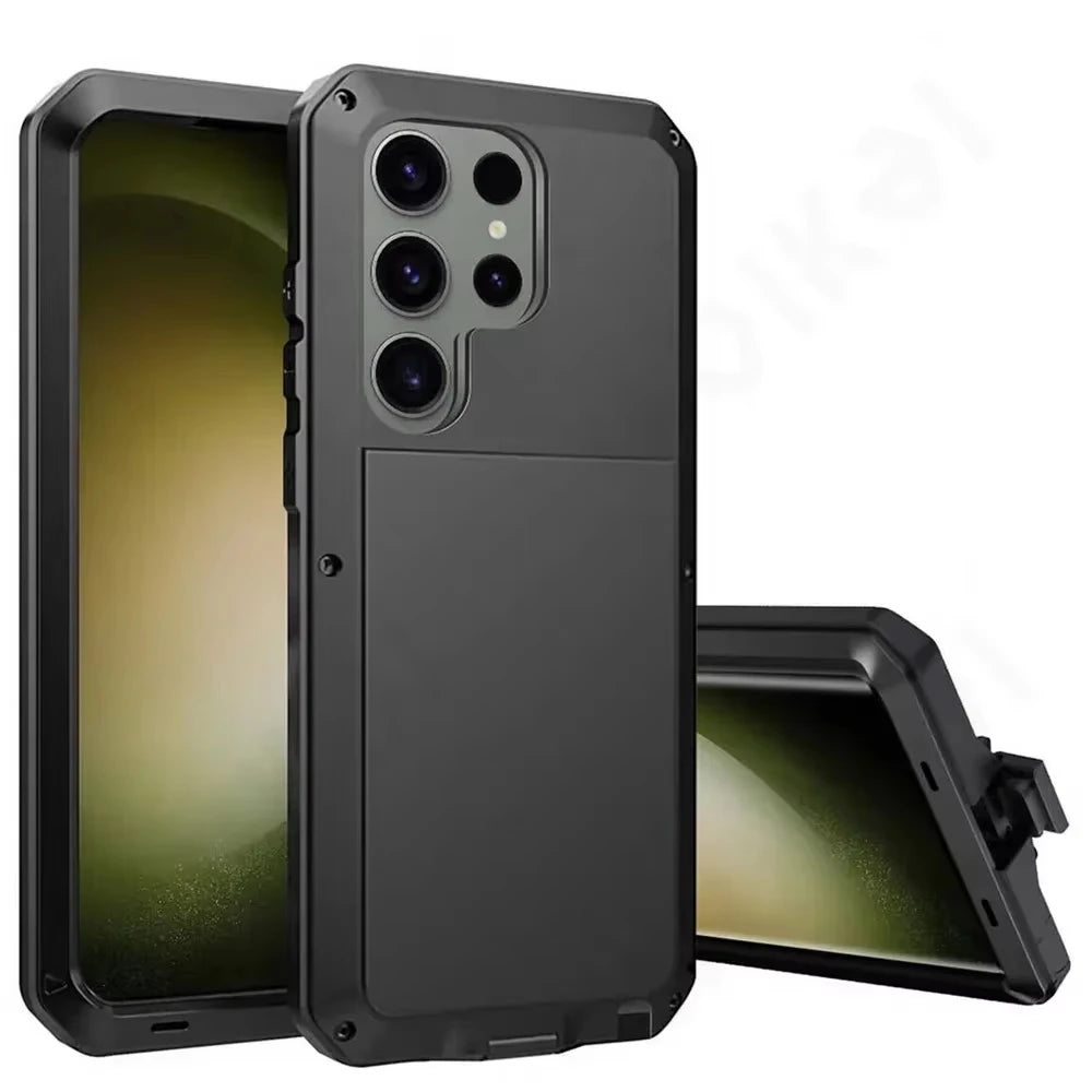 Heavy-Duty 360° Full-Body Armor Metal Phone Case
