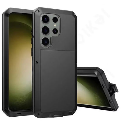 Heavy-Duty 360° Full-Body Armor Metal Phone Case