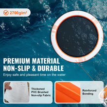 Inflatable Floating Dock 10x8FT Detachable Ladder