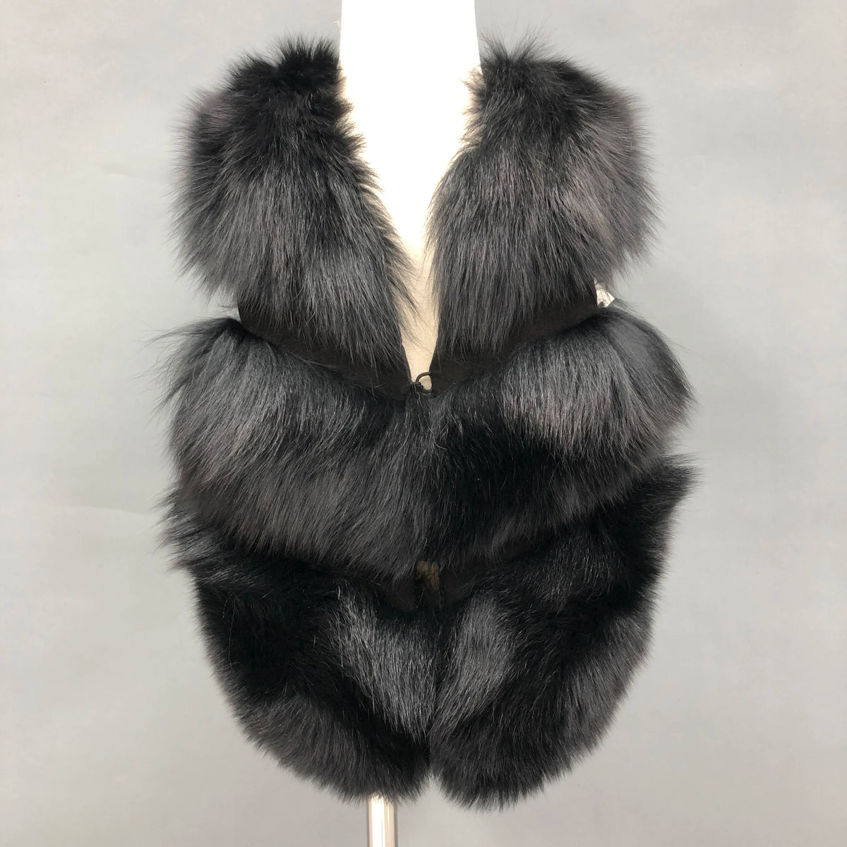 Girls' Genuine Fox Fur Vest - High-End Winter Gilet