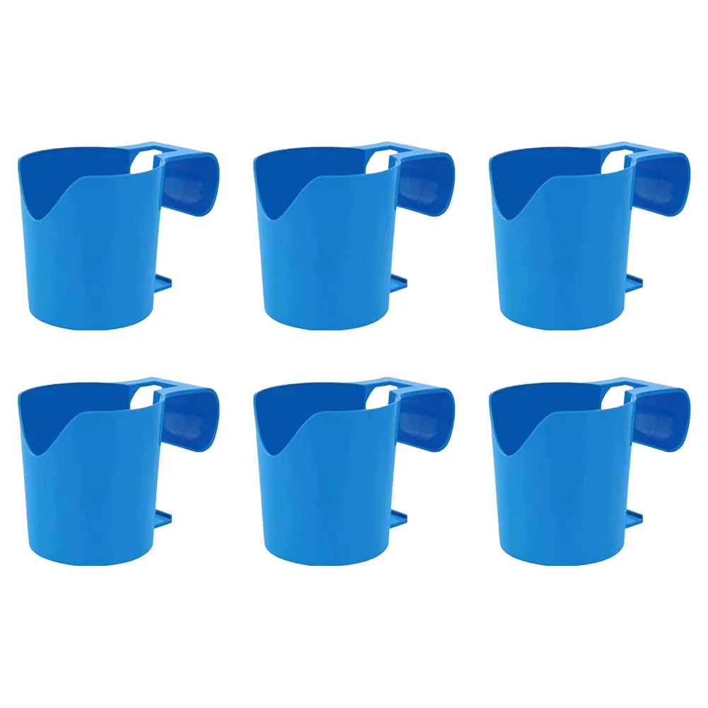 No-Punch Above Ground Poolside Cup Holder & Storage Shelf