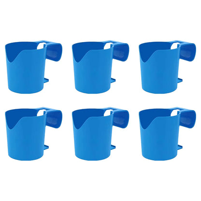 No-Punch Above Ground Poolside Cup Holder & Storage Shelf