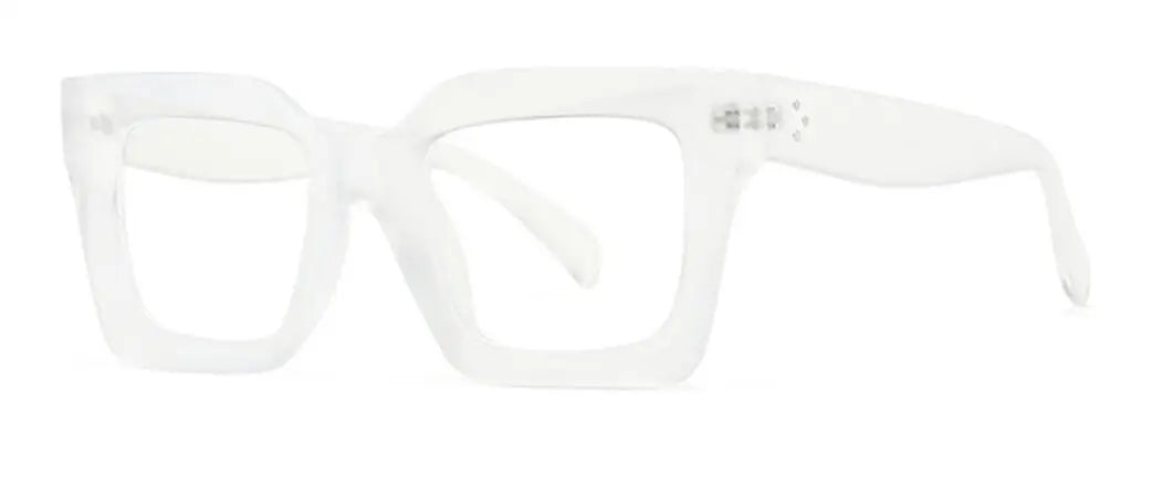 Vintage Oversized Square Anti Blue Light Reading Glasses