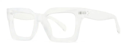 Vintage Oversized Square Anti Blue Light Reading Glasses