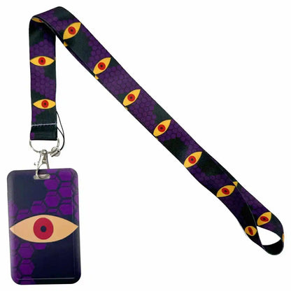 Anime Character Lanyard with ID Card Holder & Keychain