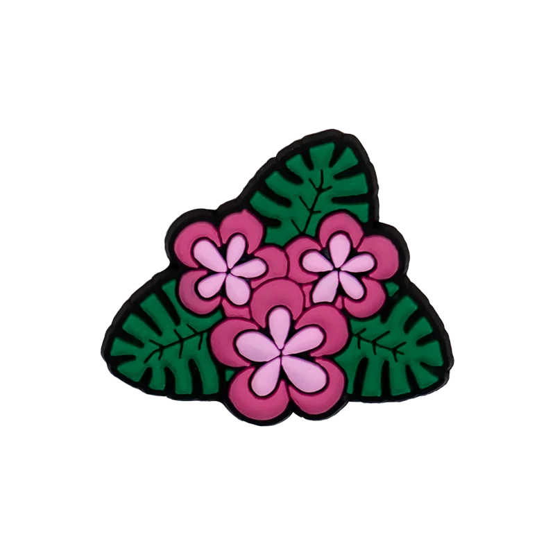 Tropical Flower & Fruit Shoe Charms Set (DIY Clog & Sandal Pins)