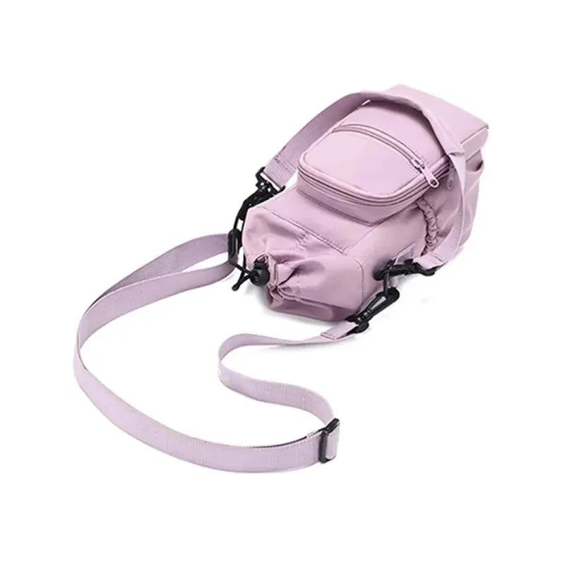 Portable Water Bottle Bag with Adjustable Straps