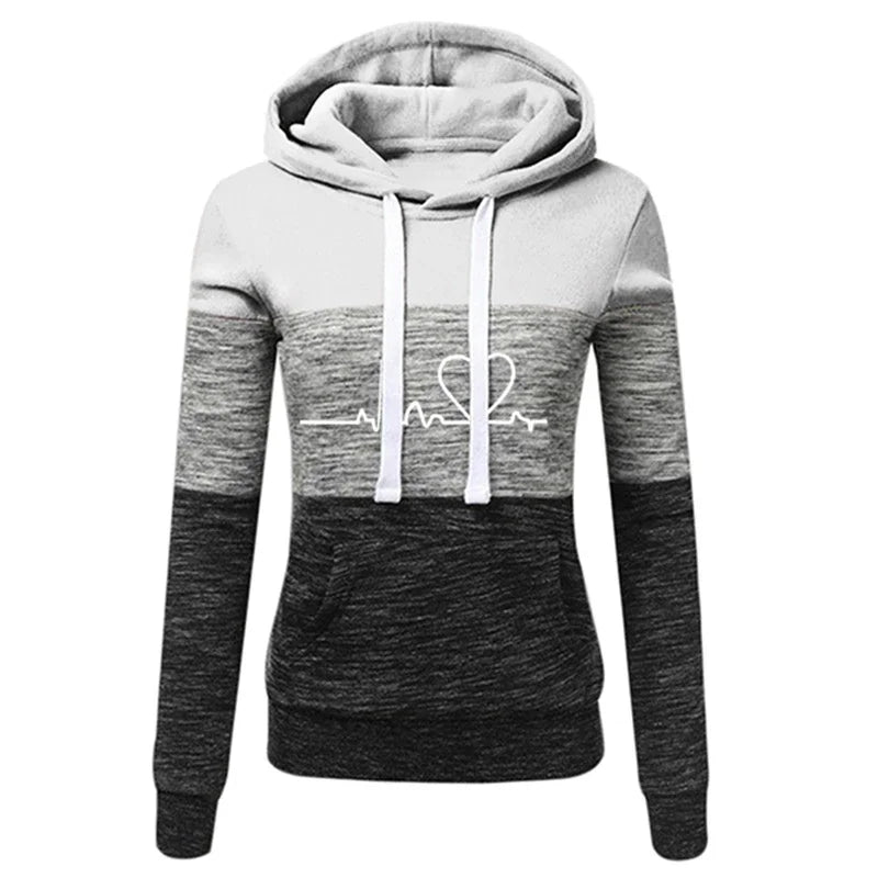 Hooded Sweatshirt Versatile Joggers Set