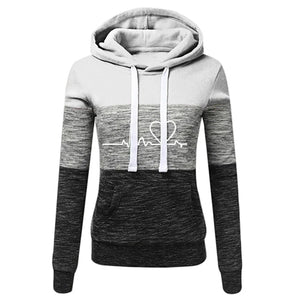 Hooded Sweatshirt Versatile Joggers Set