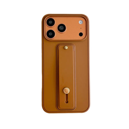 Luxury Business Wrist Strap Phone Case with Kickstand