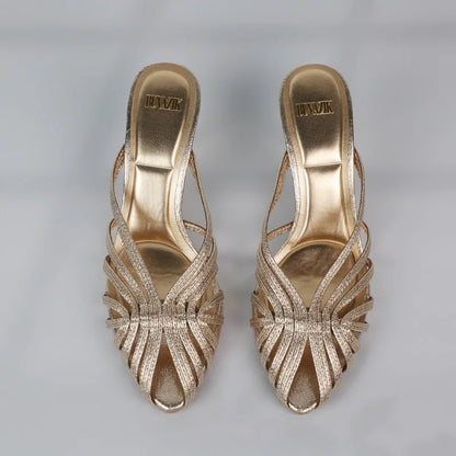 Women’s Retro Narrow Band High Heel Stiletto Pumps