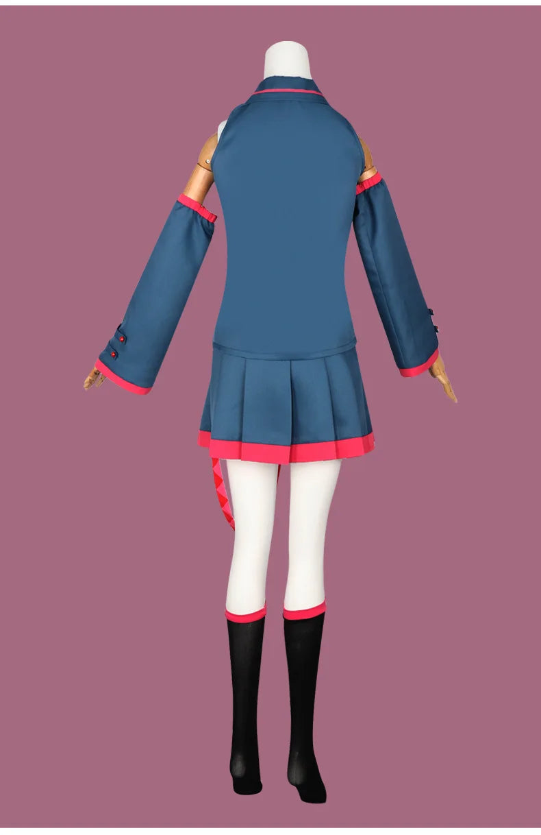 Kasane Teto Cosplay Costume & Wig Set