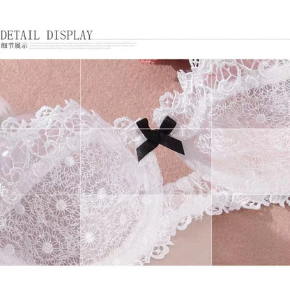 Lace Ultra-Thin Semi-Transparent Half Cup Bra