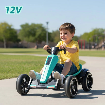 12V Electric Kids Pedal Go Kart with Adjustable Seat