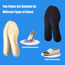 Leather Self-adhesive Insoles for Women High-heels