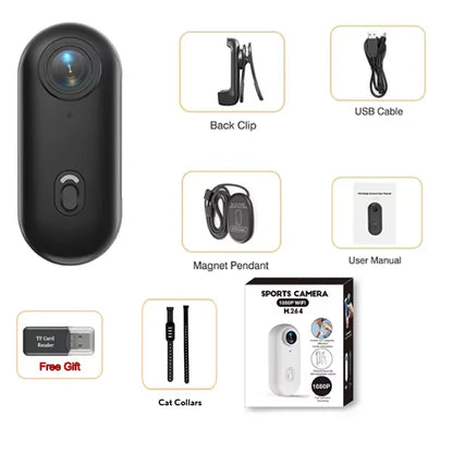 4K HD Waterproof Mini Sports & Helmet Action Camera