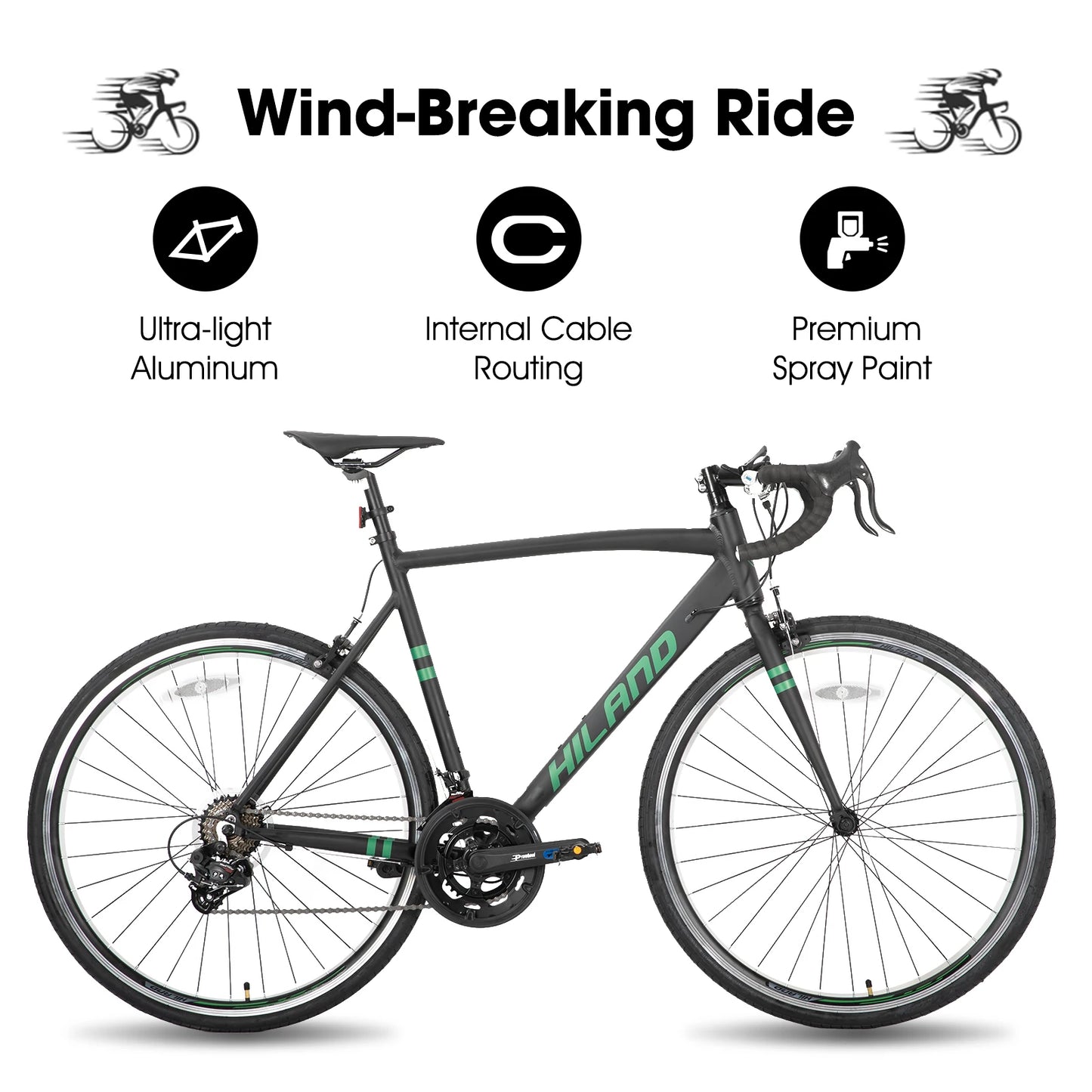 Hiland Aluminum Road Bike