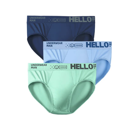 Men's Ice Silk Breathable Quick-Drying Sporty Briefs
