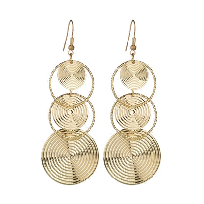 Floating Long Hook Earrings