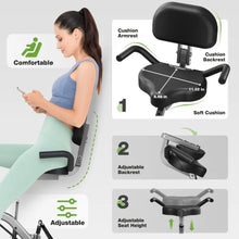 5 in 1 Foldable Stationary Bike 16-Level Adjustable Magnetic Resistance