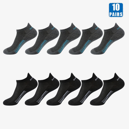 10 Pairs Cotton Crew Ankles