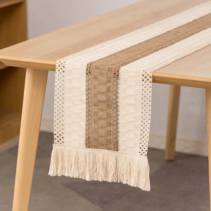 Cotton And Linen Table Runner