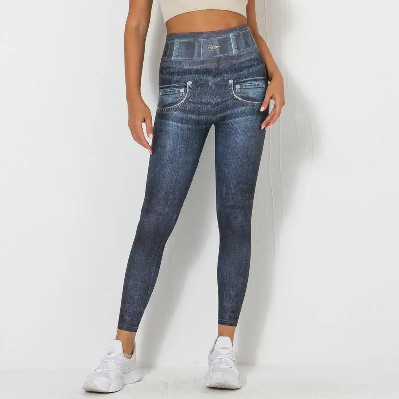 Rooftrellen Women's High-Waist Seamless Jeggings