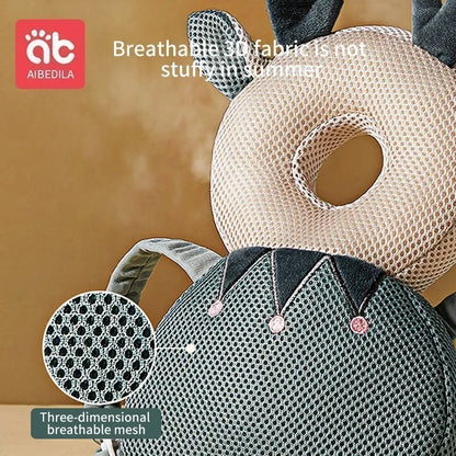 AIBEDILA Baby Head Protector Cartoon Backpack