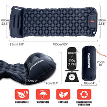 Built-in Inflatable Mattress with Pillows