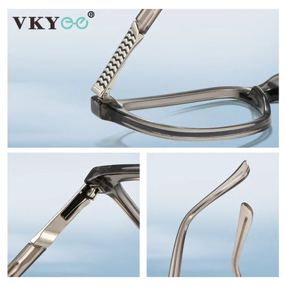 VICKY Retro Geometric Square Design Anti-blue Light Reading Glasses