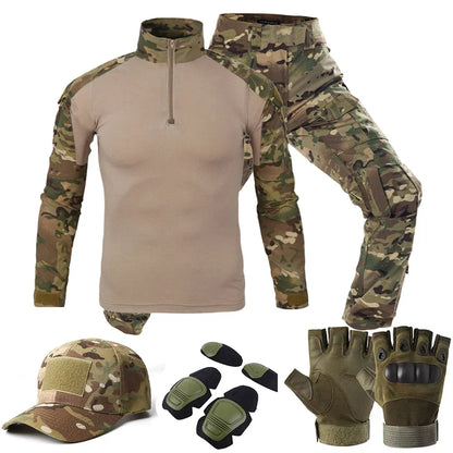 Men's Tactical All-Terrain Outdoor Uniform Suit Set