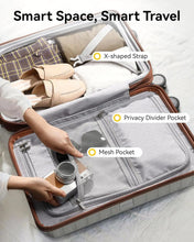 Airline Approved Expandable Hard Shell Suitcases with Spinner Wheels