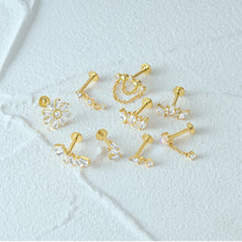CANNER Simple Flat Head Pierced Stud Earrings