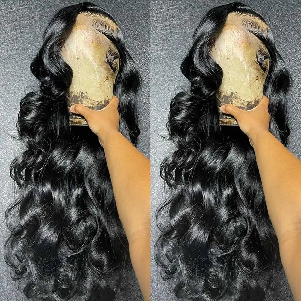 Lace Front Human Hair Body Wave Pre Plucked Wig