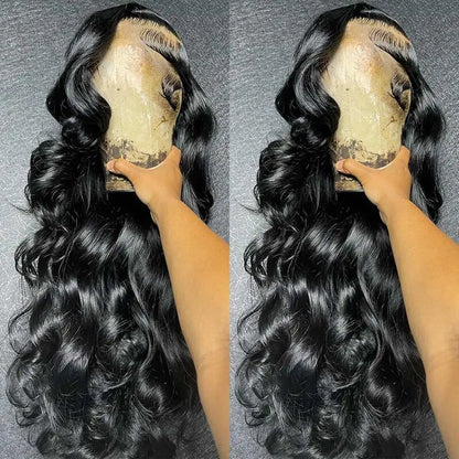 Lace Front Human Hair Body Wave Pre Plucked Wig