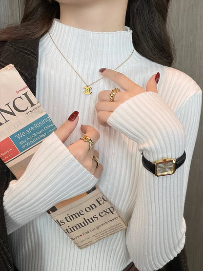 Pullover Casual Turtleneck Sweater