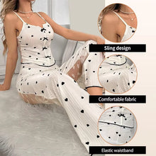 2-Piece Transparent Back Pajama Set