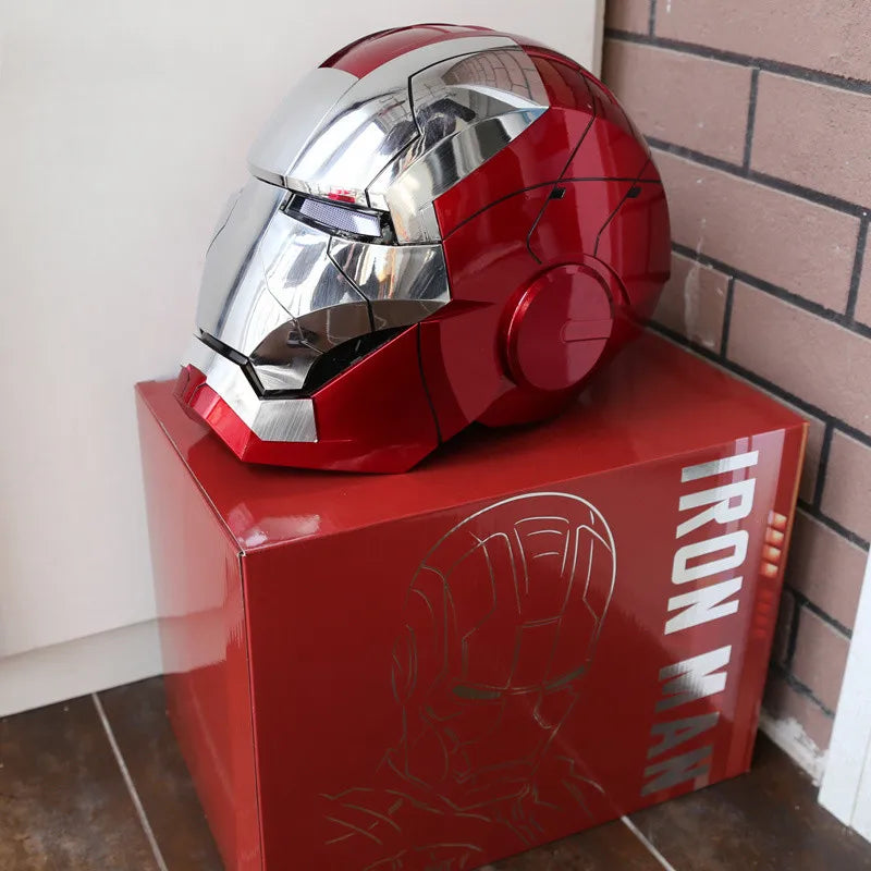 AutoKing 1/1 Mk5 Iron Man Helmet Voice Control Eyes with Light