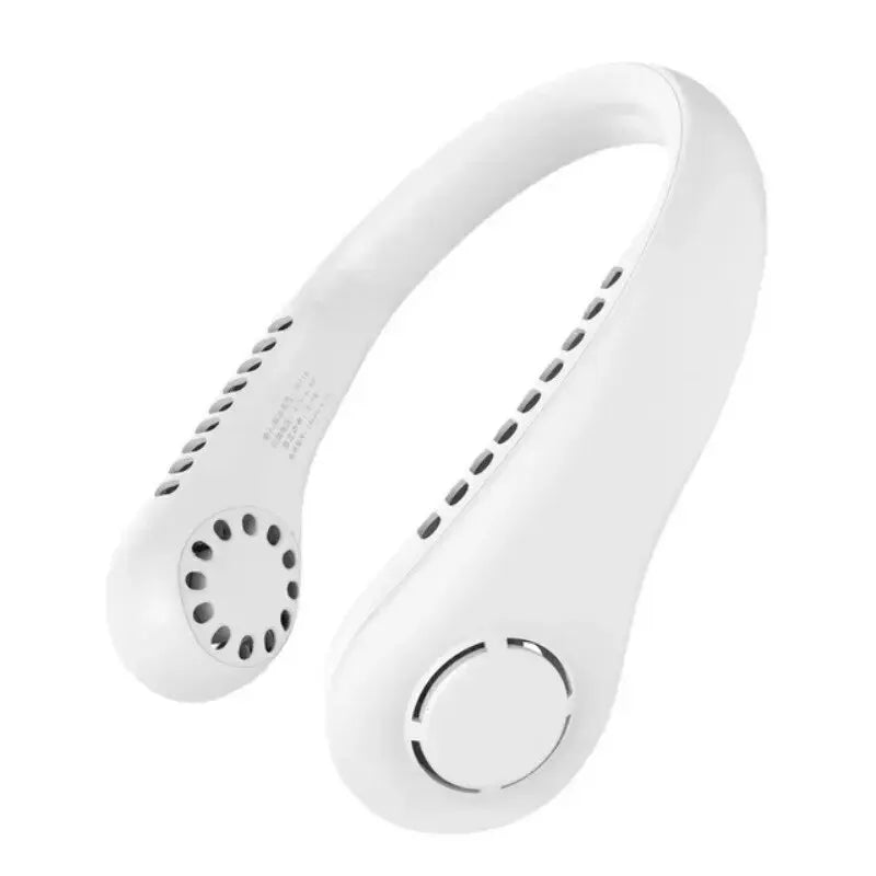 Portable Mini Neck Hanging Fan Without Blades