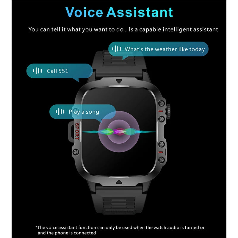 Rugged GPS Smart Watch for Xiaomi