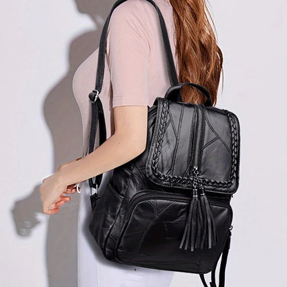 Lightweight Nylon Oxford Travel Backpack for Women