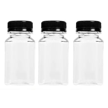 150-500ML Empty Plastic Drink Containers with Black Screw Caps