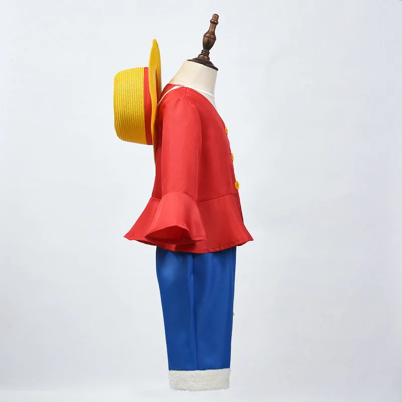 Anime Monkey D. Luffy Cosplay Costume Set