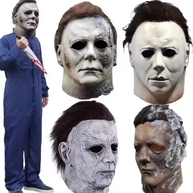 Realistic Michael Myers Horror Mask - Premium Halloween Cosplay Prop