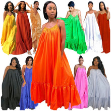 Loose Long Candy Color Dress