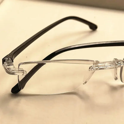 14-Pack Vintage Style Rimless Reading Glasses