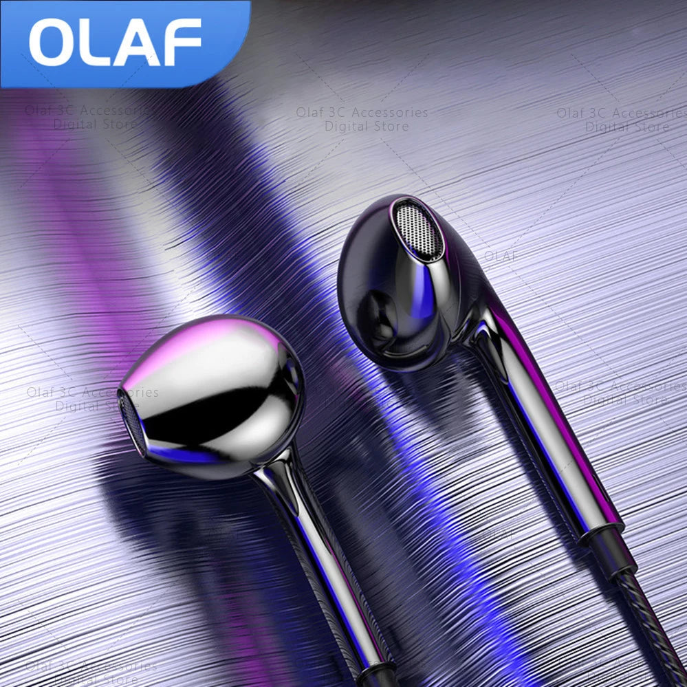 OLAF 3.5mm Wired In Ear Earbuds with Microphone