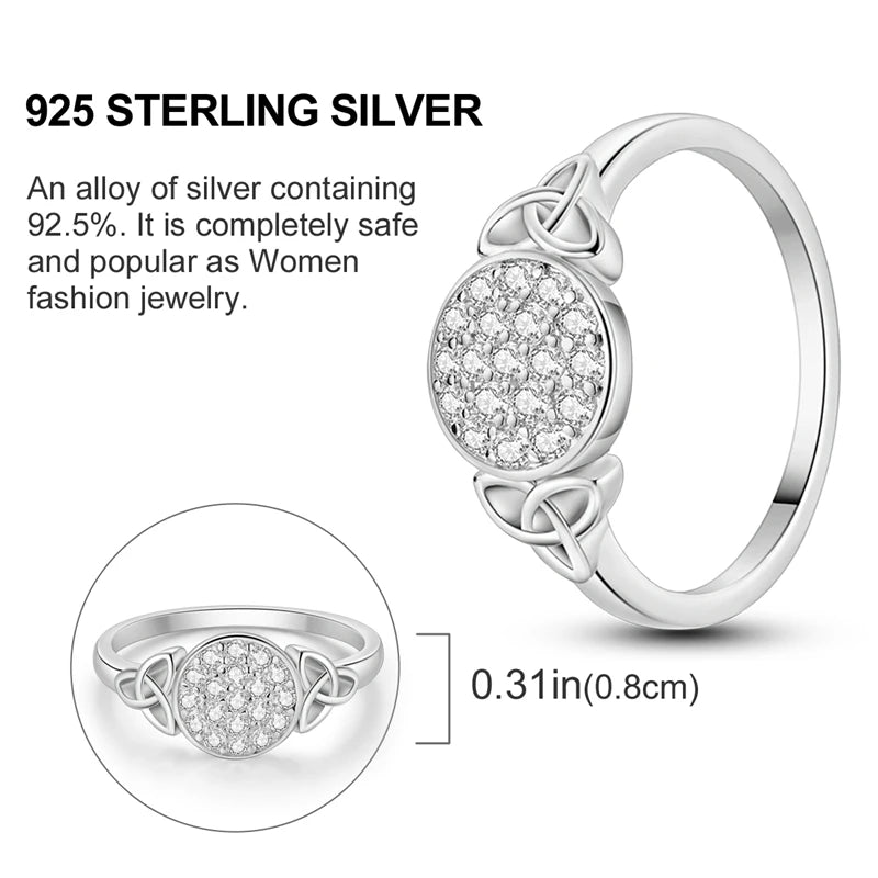 925 Sterling Silver Infinite Love Cubic Zircon Ring