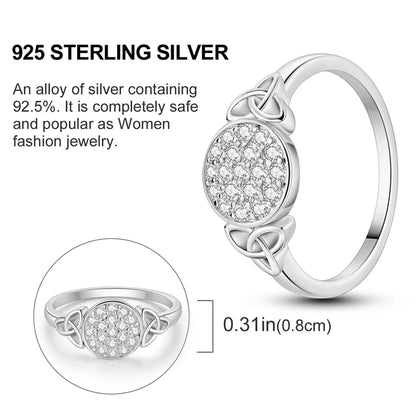 925 Sterling Silver Infinite Love Cubic Zircon Ring