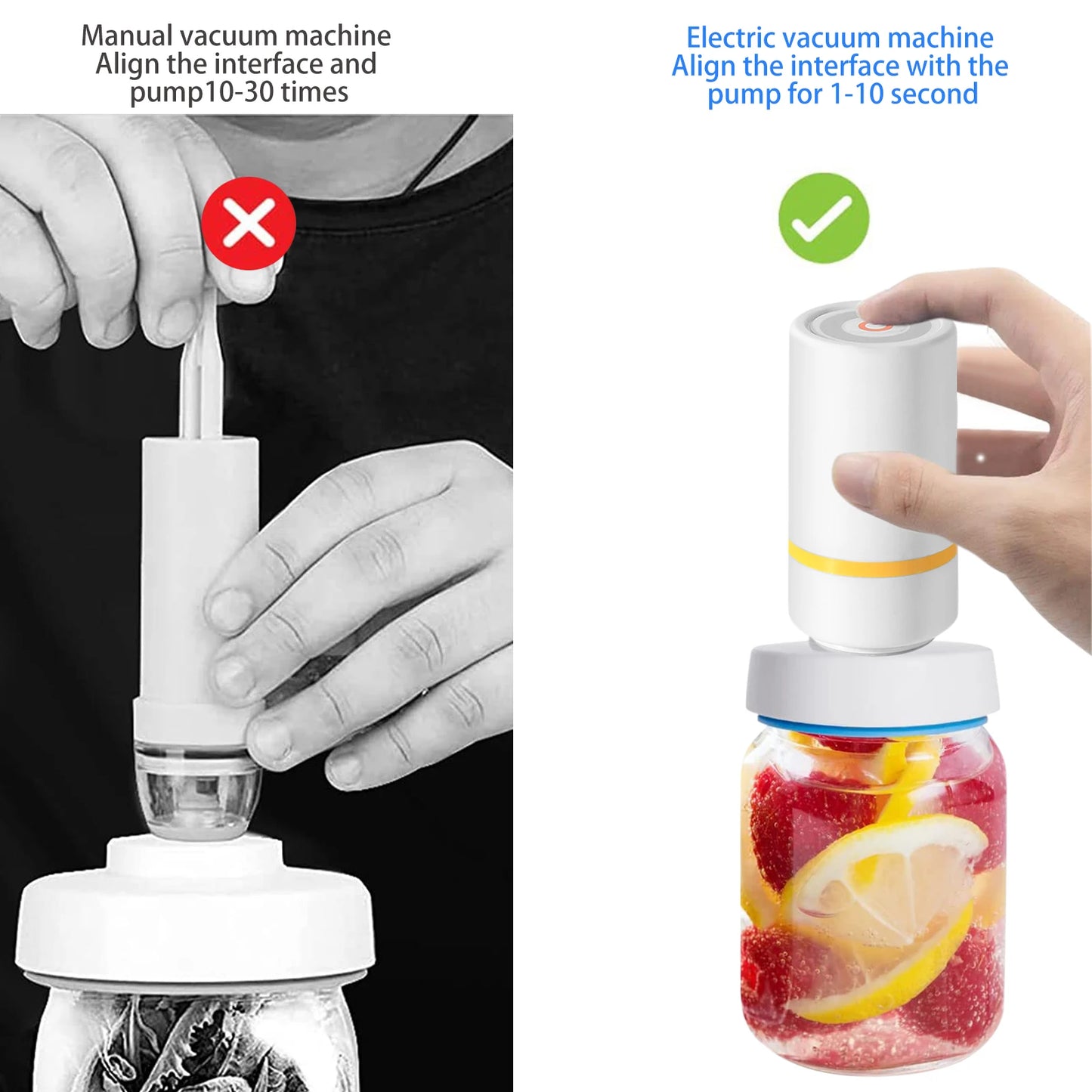 Portable Handheld Vacuum Sealer Pump